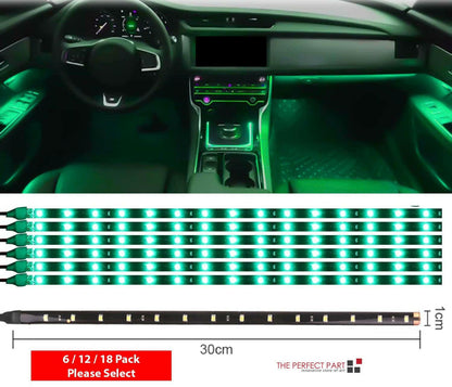 Waterproof 12V LED Strip Underbody Light – Car Motorcycle 18-Pack - GoTypical