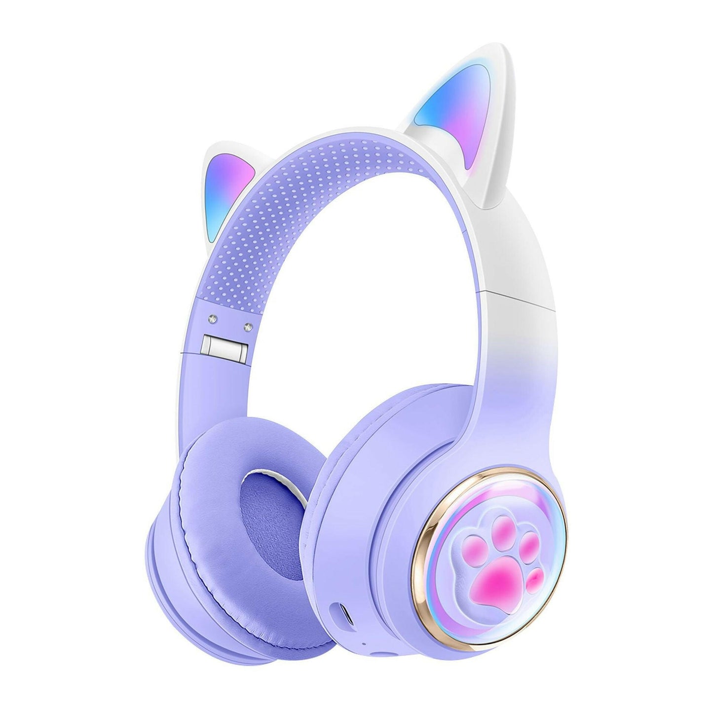 . Bluetooth Earphones – Luminous Cat Ears Gaming Wireless Headset - GoTypical