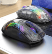 . Wireless Bluetooth Gaming Mouse – Transparent Design with Screen Charger - GoTypical