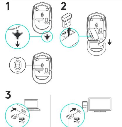 . M170 Wireless Office Mouse – Compact 2.4G Optical - GoTypical
