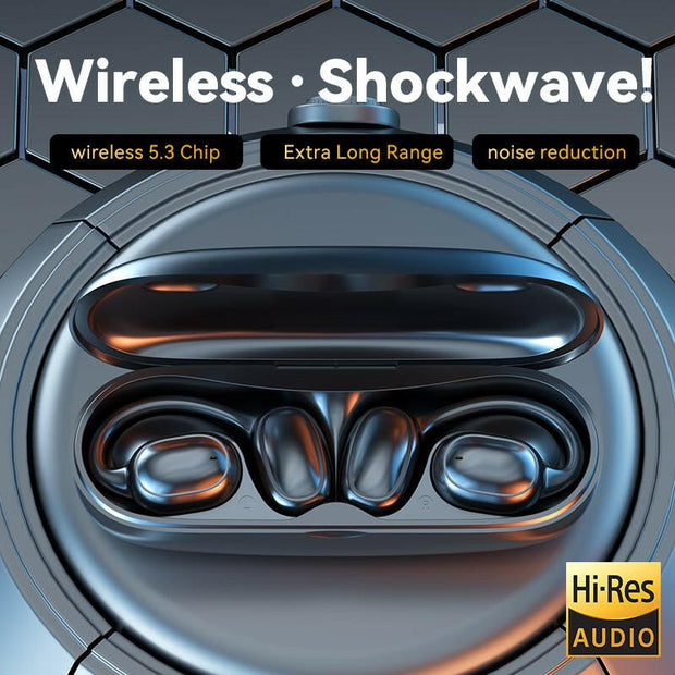 . M27 Open Type True Wireless Bluetooth Earphones – Noise Cancelling, IPX4 Waterproof - GoTypical