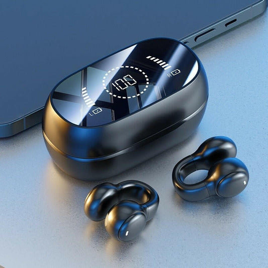 . M47 Bone Conduction Bluetooth Ear Clip Earphones – Wireless, ABS - GoTypical