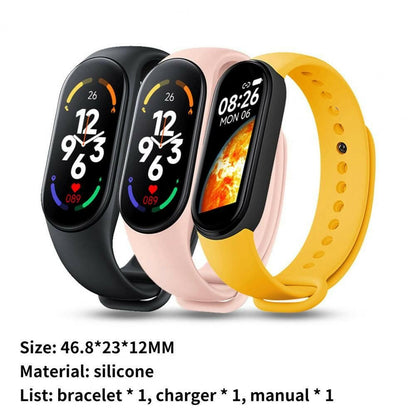 M7 Smart Watch – Bluetooth Fitness Tracker with Sleep Monitor Heart Rate - GoTypical