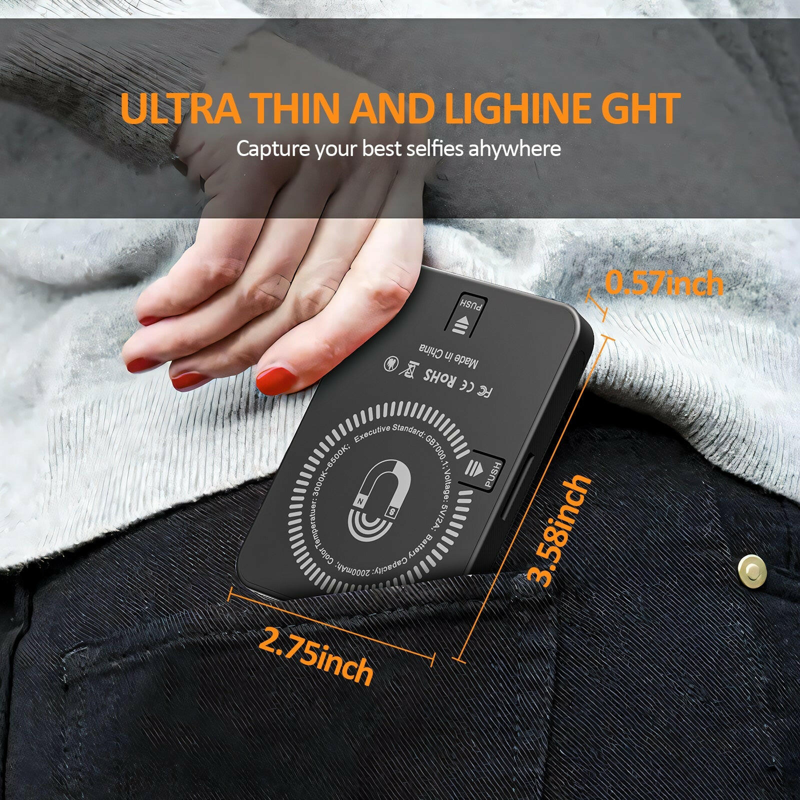 . Magnetic LED Fill Light – Adjustable Brightness Conference Light - GoTypical