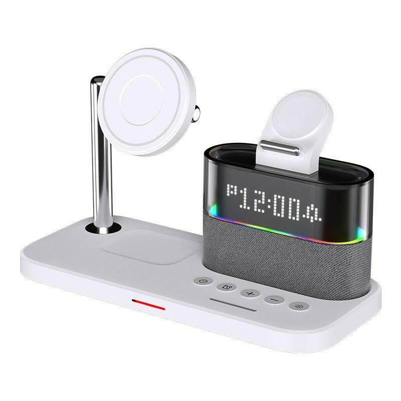 Magnetic 3-in-1 Wireless Charger with Clock – iPhone Apple Watch AirPods - GoTypical