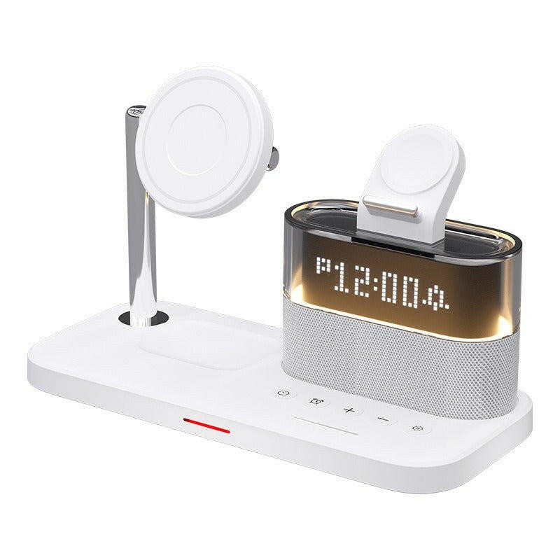 Magnetic 3-in-1 Wireless Charger with Clock – iPhone Apple Watch AirPods - GoTypical