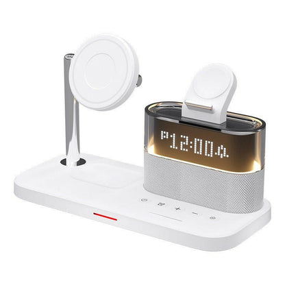Magnetic 3-in-1 Wireless Charger with Clock – iPhone Apple Watch AirPods - GoTypical