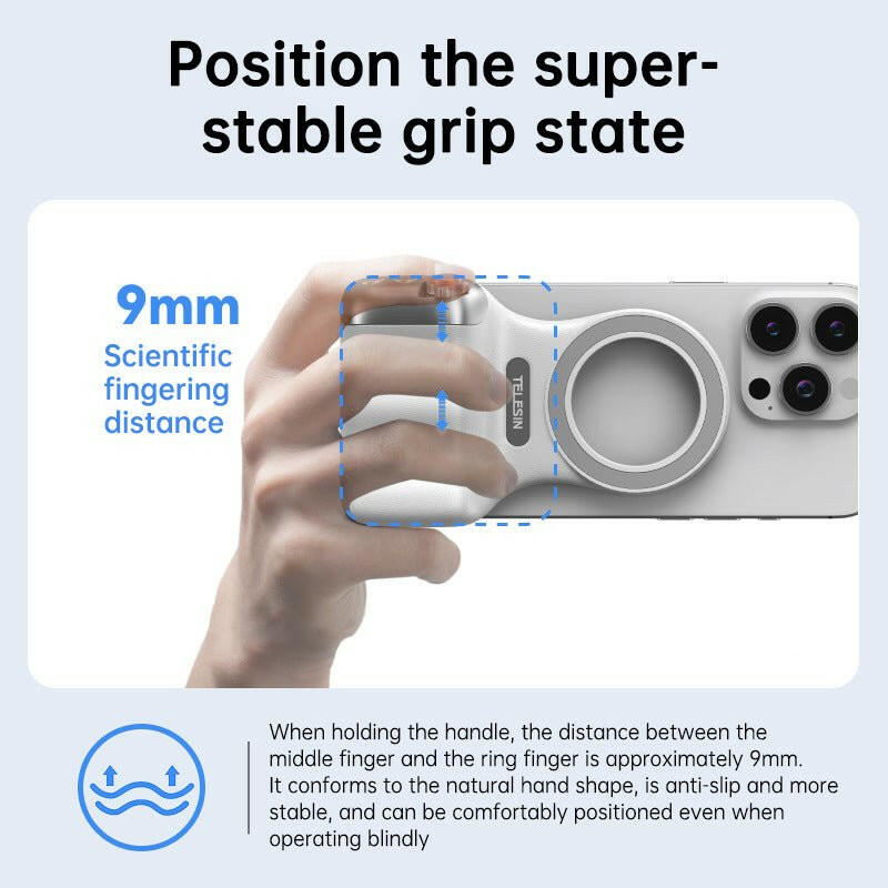 Bluetooth Stabilizer – . FunPaiLe MagSafe Compatible Photography Grip - GoTypical