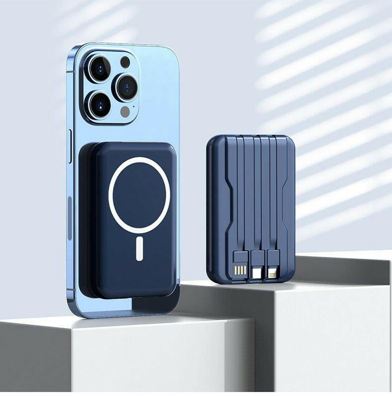 MagSafe Magnetic Wireless Power Bank – 10000mAh Compact Fast Charger iPhone - GoTypical