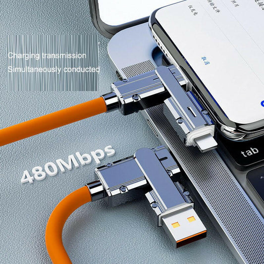 4-in-1 Fast Charging Cable – Apple 15 & Type-C Universal Multi-Device - GoTypical