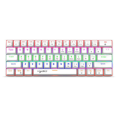 . Mechanical Keyboard 61 Keys Wired RGB Blue Axis Type-C - GoTypical