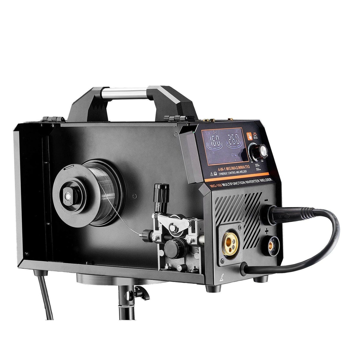 . 160Amp 4-in-1 MIG Welder – Dual Voltage, LCD Display - GoTypical