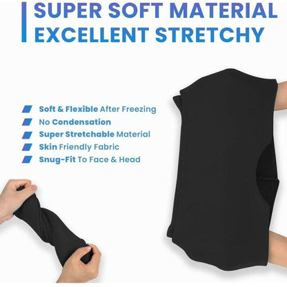 . Gel Hot Cold Therapy Ice Cap – 360° Head Massager Eye Mask - GoTypical