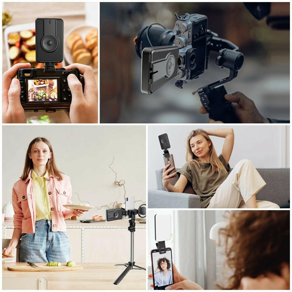 . Mobile Phone Fill Light – 5 Color Temperature, Portable Mini LED - GoTypical