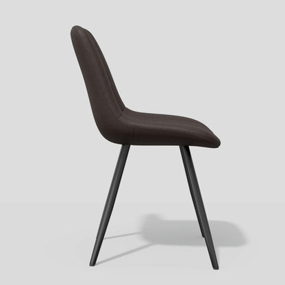 Modern Bar Stools Set of 2 - PU Leather Dining Chairs - GoTypical