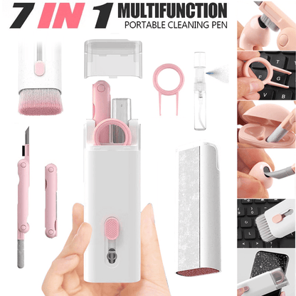 . Multifunctional Bluetooth Headset Cleaning Kit – White, Pink, Blue - GoTypical