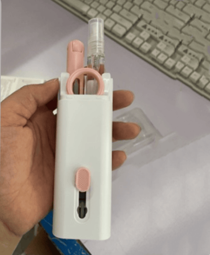 . Multifunctional Bluetooth Headset Cleaning Kit – White, Pink, Blue - GoTypical