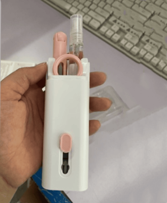 . Multifunctional Bluetooth Headset Cleaning Kit – White, Pink, Blue - GoTypical