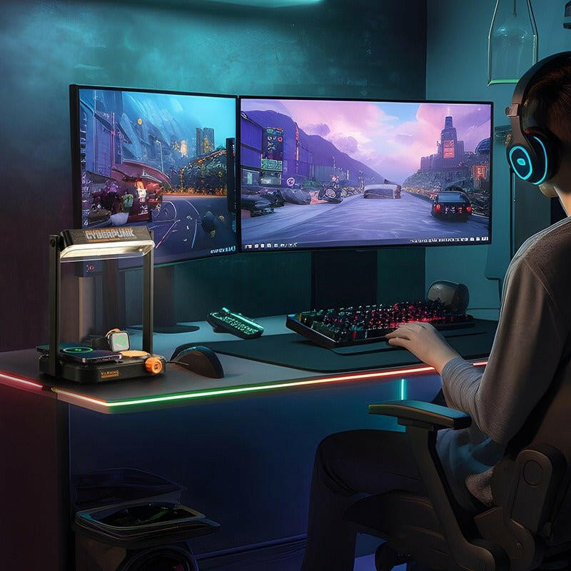 . 3-in-1 Wireless Charging Night Light – Adjustable Brightness - GoTypical