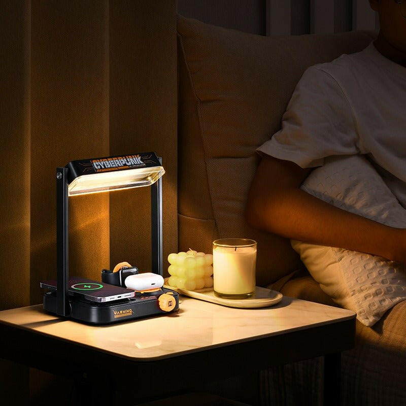 . 3-in-1 Wireless Charging Night Light – Adjustable Brightness - GoTypical