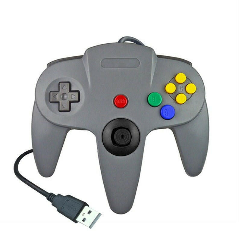 . N64 USB Wired Game Controller – ABS Retro Classic Design - GoTypical