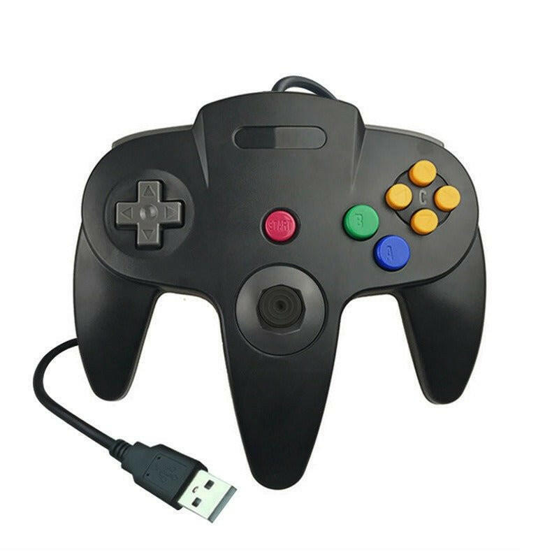 . N64 USB Wired Game Controller – ABS Retro Classic Design - GoTypical