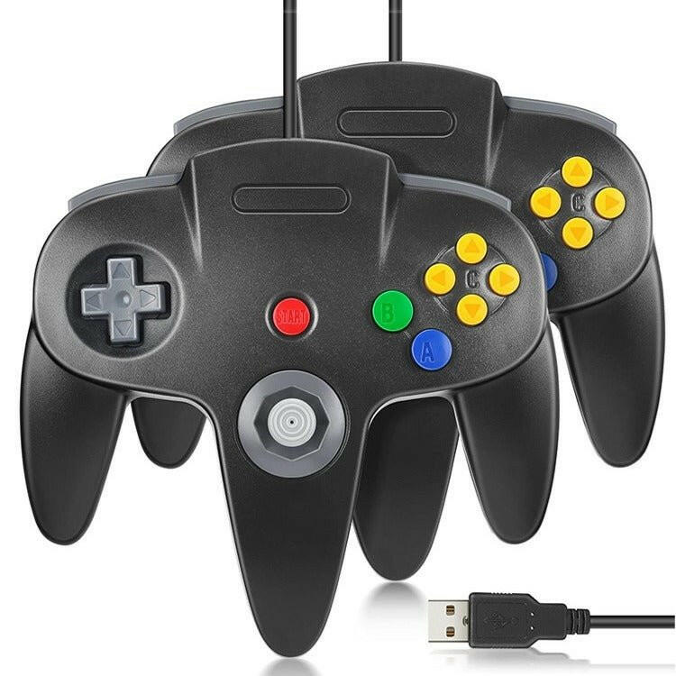 . N64 USB Wired Game Controller – ABS Retro Classic Design - GoTypical