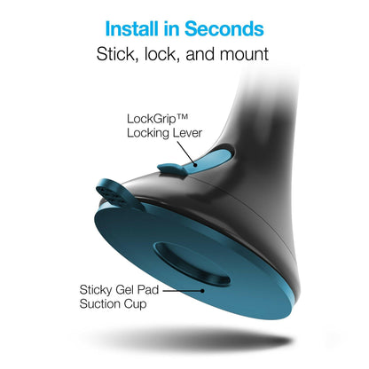 Naztech MagBuddy Elite Magnetic Windshield Mount – Carbon Fiber Finish - GoTypical