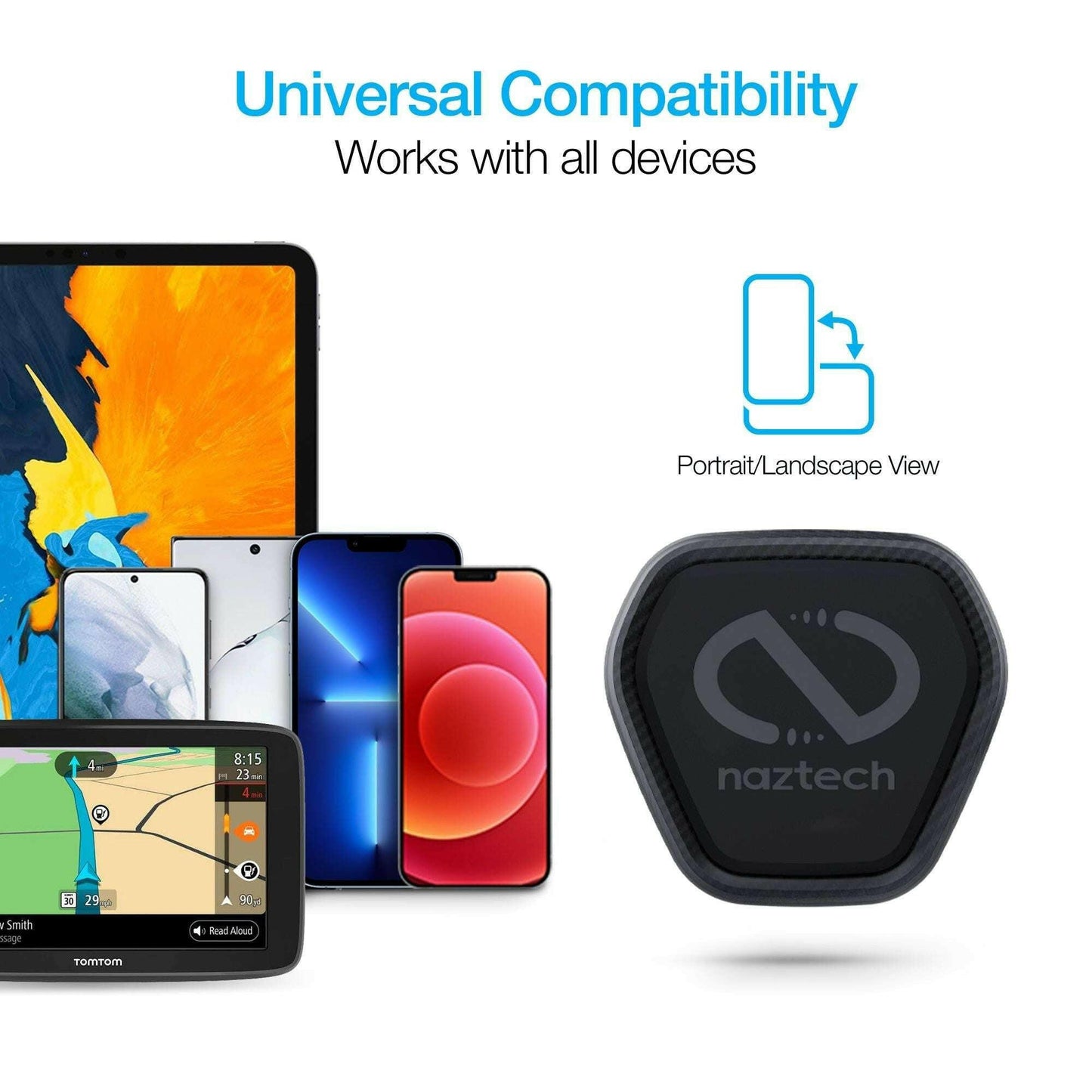 Naztech MagBuddy Elite Magnetic Windshield Mount – Carbon Fiber Finish - GoTypical