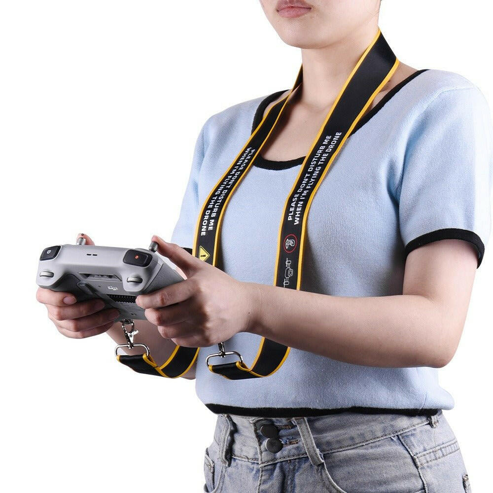 . DJI RC Remote Control Neck Strap – Safety Slogan, DJI Mini 3 Pro - GoTypical