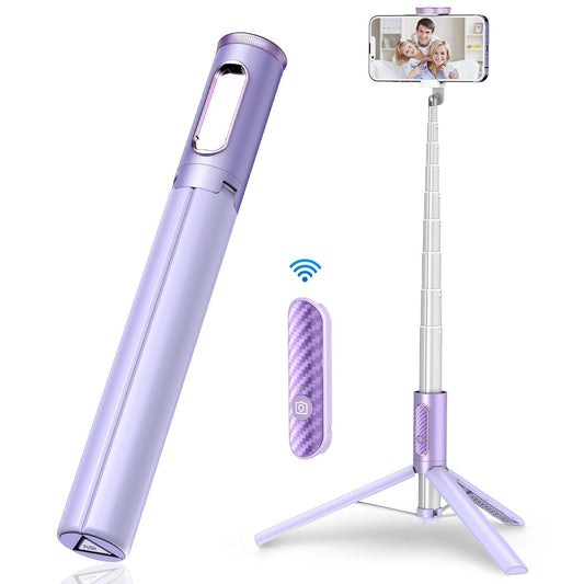 . Selfie Stick Tripod – 150cm Adjustable Aluminum Alloy with Remote - GoTypical