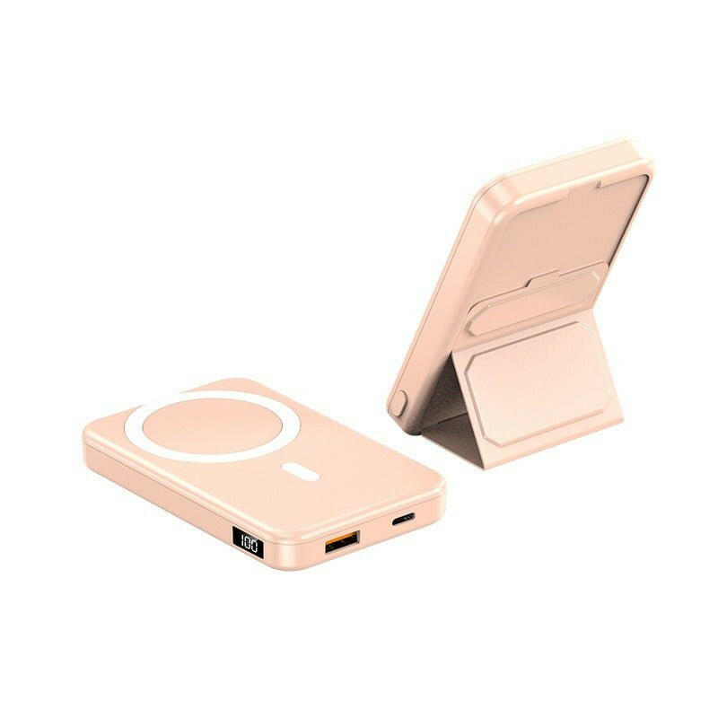 Wireless Power Bank 10000mAh – 22.5W Fast Charge Magnetic Stand Holder - GoTypical
