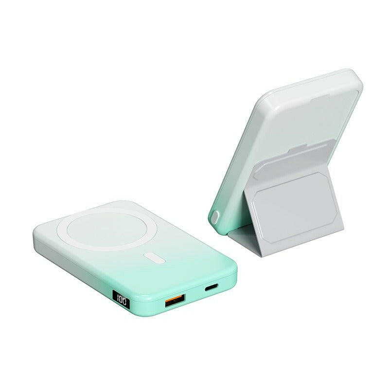 Wireless Power Bank 10000mAh – 22.5W Fast Charge Magnetic Stand Holder - GoTypical