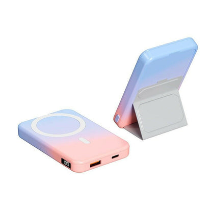 Wireless Power Bank 10000mAh – 22.5W Fast Charge Magnetic Stand Holder - GoTypical