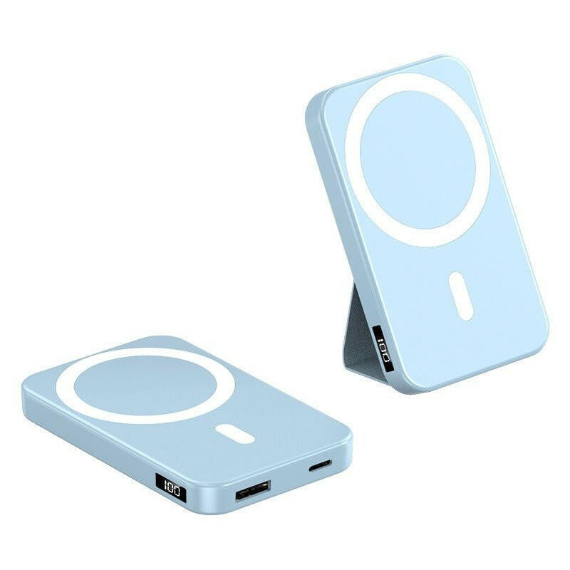 Wireless Power Bank 10000mAh – 22.5W Fast Charge Magnetic Stand Holder - GoTypical