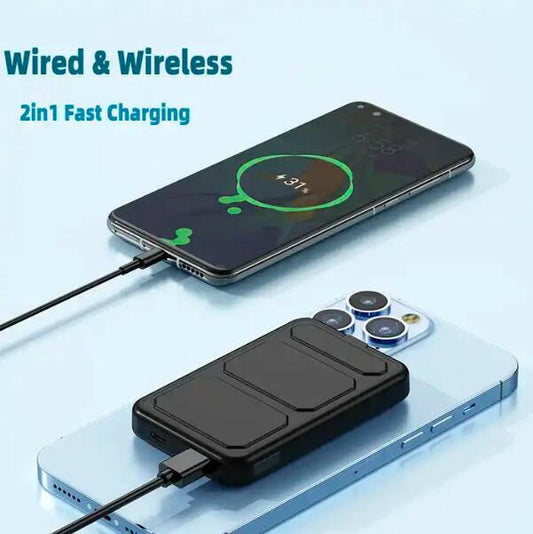 Wireless Power Bank 10000mAh – 22.5W Fast Charge Magnetic Stand Holder - GoTypical