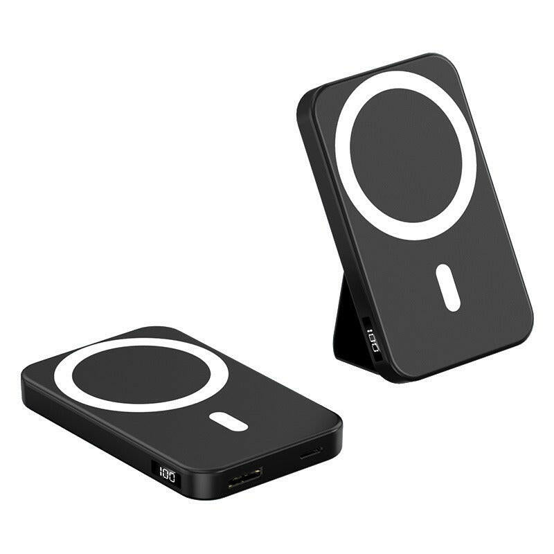 Wireless Power Bank 10000mAh – 22.5W Fast Charge Magnetic Stand Holder - GoTypical