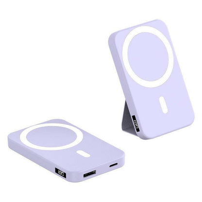 Wireless Power Bank 10000mAh – 22.5W Fast Charge Magnetic Stand Holder - GoTypical