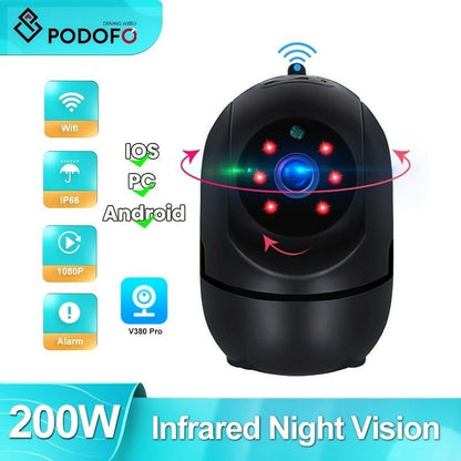 . HD 1080P WiFi Smart Night Vision Camera – Motion Detection, Two-Way Audio - GoTypical