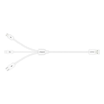 . 3-in-1 Universal Data Cable – 1.2m Fast Charging for iPhone & Type-C - GoTypical