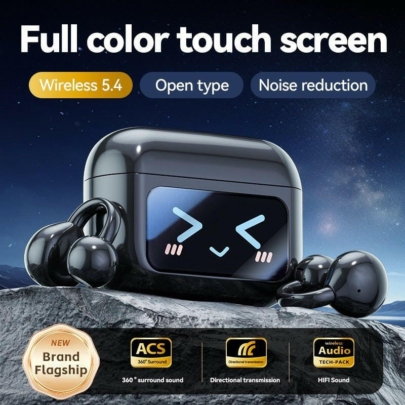 . Bluetooth Earbuds – Open Ear Clip, Waterproof, Built-in Mic - GoTypical