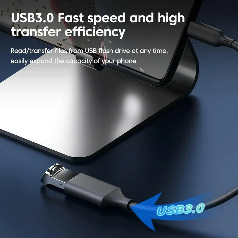. OTG Adapter Type-C to USB 3.0 Cable – Compact Durable Converter - GoTypical