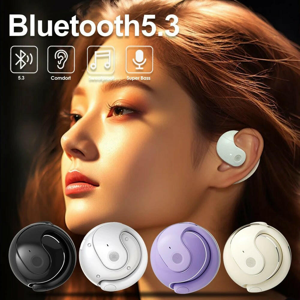 Bluetooth 5.3 Sport Earbuds – Dustproof Comfort Earhook Wireless Running - GoTypical