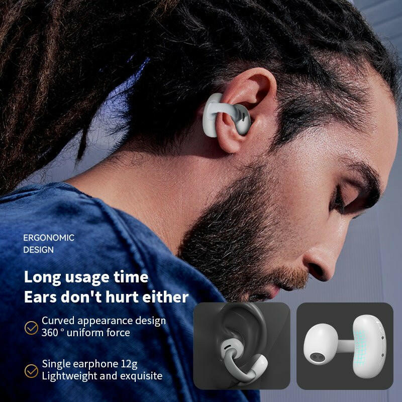 OWS Earclip Bluetooth Earphones – . Wireless, Low Latency - GoTypical