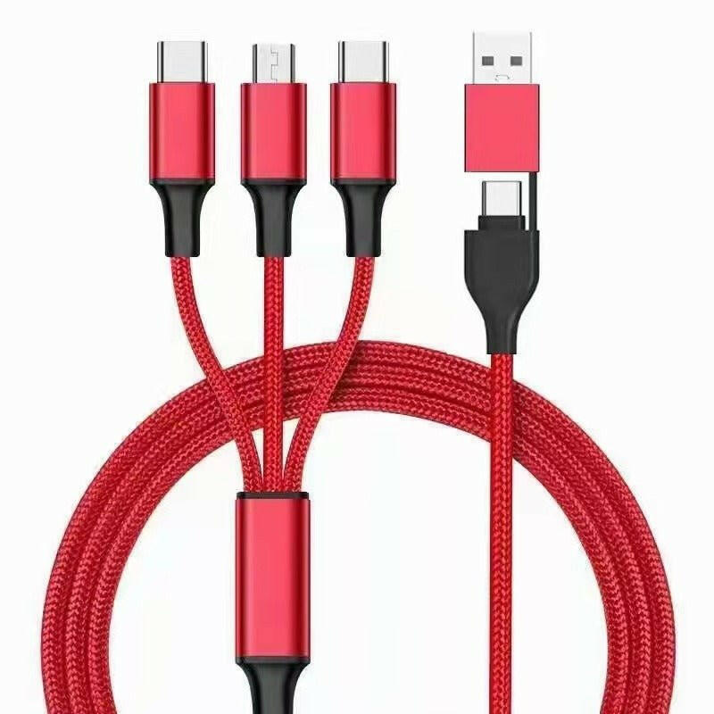 . PD Fast Charging 3-in-1 Type-C Revolving Car Data Cable 1.2m - GoTypical