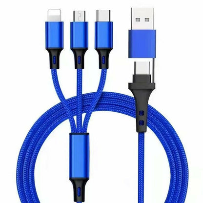 . PD Fast Charging 3-in-1 Type-C Revolving Car Data Cable 1.2m - GoTypical