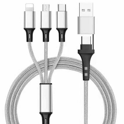 . PD Fast Charging 3-in-1 Type-C Revolving Car Data Cable 1.2m - GoTypical