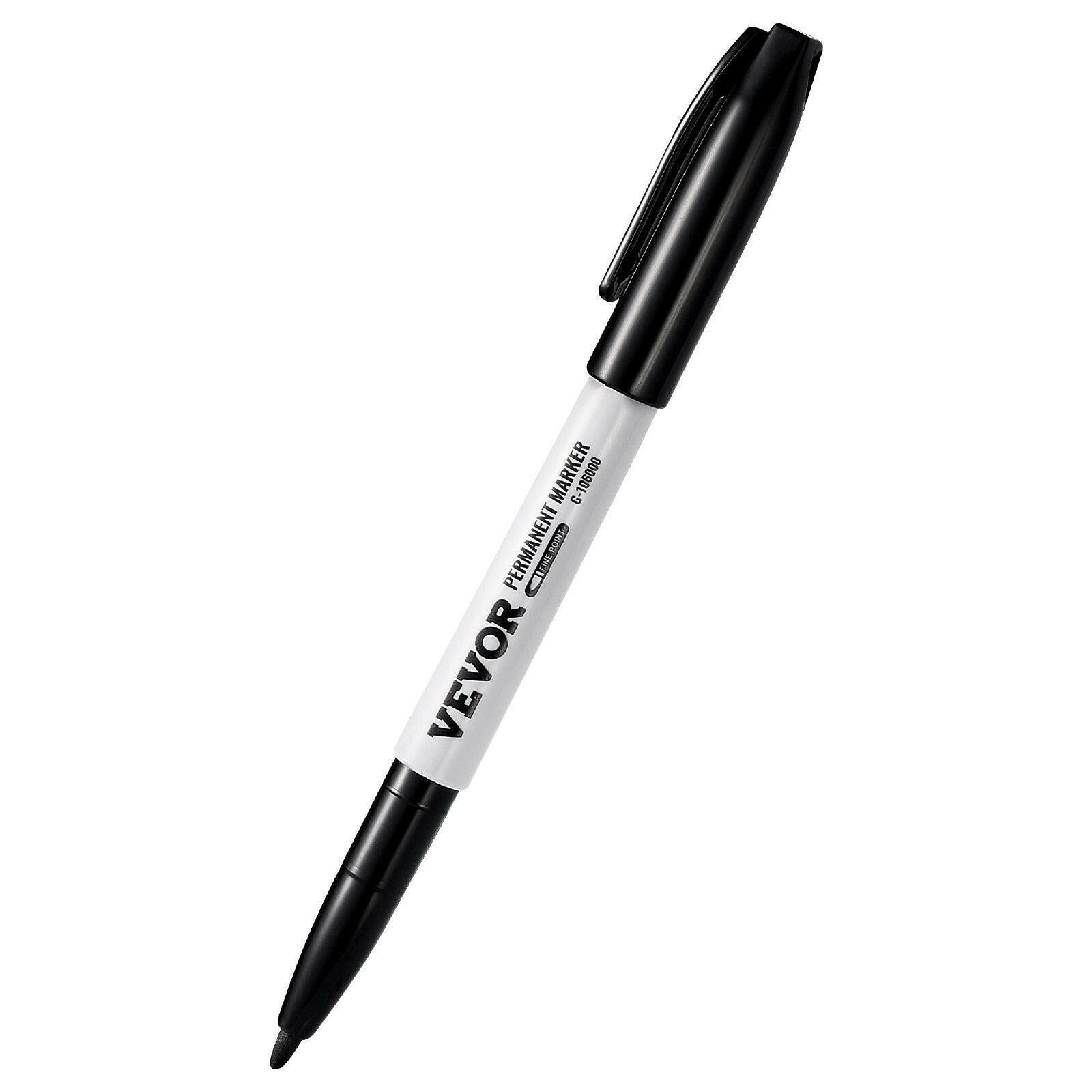 Permanent Markers – Black Fine Tip Waterproof & Fade-Resistant 36 Count - GoTypical