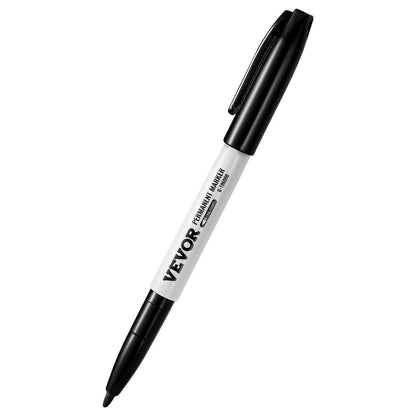 Permanent Markers – Black Fine Tip Waterproof & Fade-Resistant 36 Count - GoTypical