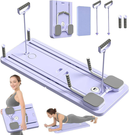 . Pilates Reformer Board – 5-in-1 Foldable Home Gym Equipment - GoTypical